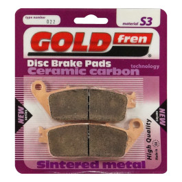 Pastilha De Freio Traseira Goldfren Modelo S3 Para BMW 650 Honda CB CBR Kawasaki KLE 650 Z650 Triumph 900 Bonneville 1200 022S3