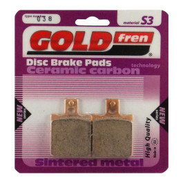 Pastilha De Freio Dianteira/Traseira Goldfren Modelo S3 Para Ducati 600 Monster 620 Multistrada 900 Supersport 038S3