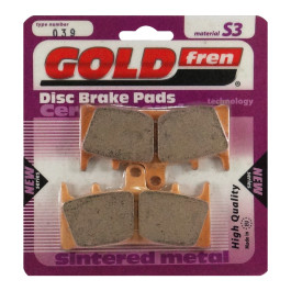 Pastilha De Freio Dianteira Goldfren Modelo S3 Kawasaki ZX-R 600 ZX-9R 900 Suzuki GSXR 750 GSX 1300 Hayabusa 039S3