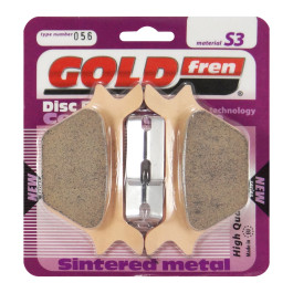 Pastilha De Freio Traseira Goldfren Modelo S3 Para Harley Davidson XLH 883 FLSTC FXR FXST 1340 056S3