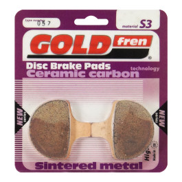 Pastilha De Freio Dianteira Goldfren Modelo S3 Para Harley Davidson FLT XLH 883 Electra Glide Heritage Softail 057S3