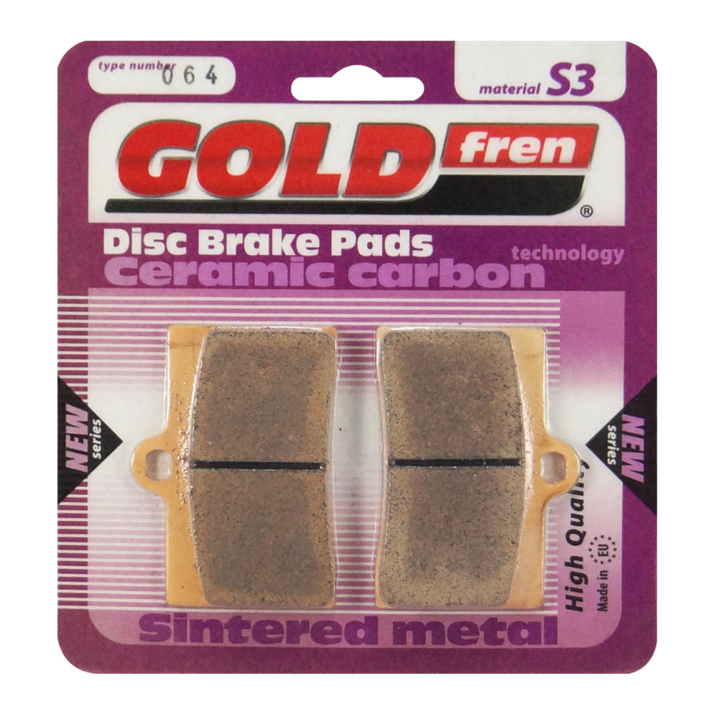 Pastilha De Freio Dianteira Goldfren Modelo S3 Para Ducati Monster 600 750 Gas Gas SM 125 400 Husqvarna 064S3