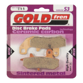 Pastilha De Freio Traseira Goldfren Modelo S3 Para Suzuki RG 125 DR 600 DR 650 Yamaha DT 125 065S3