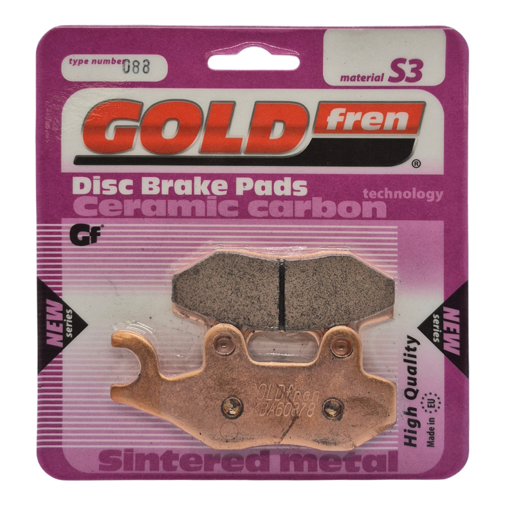 Pastilha De Freio Traseira Goldfren Modelo S3 Para Triumph Sprint Daytona 750 1200 Trophy 1200 088 S3