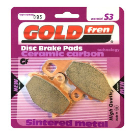 Pastilha De Freio Traseira Goldfren Modelo S3 Para Kawasaki ZX6R ZX9R ZX10R ER-6F/N KLE650 Versys Z750 Z1000 093S3