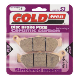 Pastilha De Freio Dianteira/Traseira Goldfren Modelo S3 Para BMW 650 850 1200 GS Yamaha XT660 Ducati Multistrada KTM 950 990 106S3