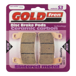 Pastilha De Freio Dianteira Goldfren Modelo S3 Para Honda CBR 600 900 CB 1000 Harley Davidson XR 1200 XR 1200 134S3