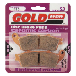 Pastilha De Freio Dianteira Goldfren Modelo S3 Para Kawasaki EN 650 Vulcan 135S3