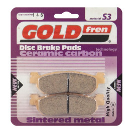 Pastilha De Freio Dianteira/Traseira Goldfren Modelo S3 Para Yamaha Neo 115 XT 250 YZF 600 146S3