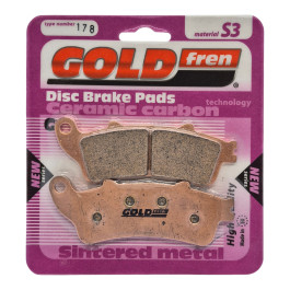 Pastilha De Freio Dianteira/Traseira Goldfren Modelo S3 Para Honda NT 700 ST 1100 1300 VTX 1800 178S3
