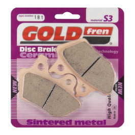 Pastilha De Freio Dianteira/Traseira Goldfren Modelo S3 Para Harley Davidson 1450 Road King Heritage Softail Fat Boy 181S3