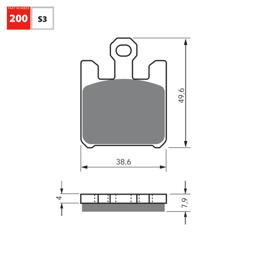Pastilha De Freio Dianteira Goldfren Modelo S3 Para Kawasaki ZX 1200 ZX-6R Suzuki GSX-R 1000 K3 M 1600 200S3
