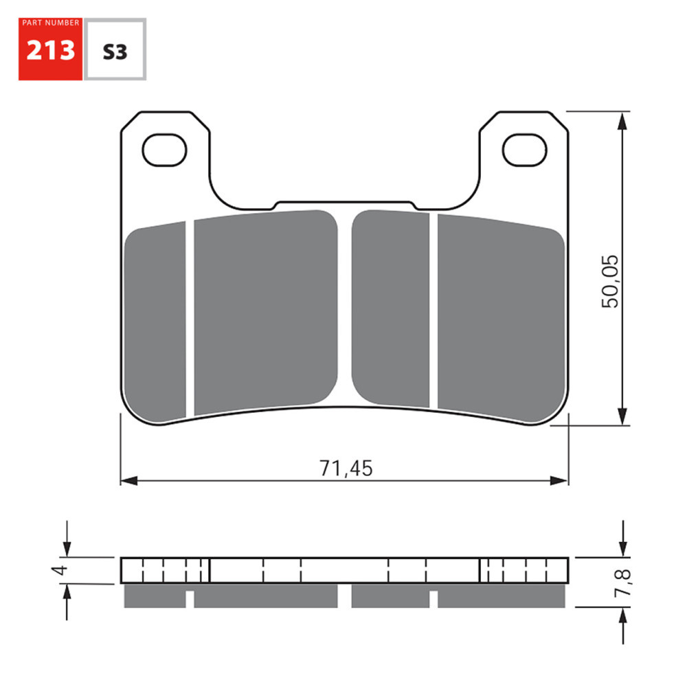 Pastilha De Freio Dianteira Goldfren Modelo S3 Para Kawasaki ZX 10R 1000 Z 900 Suzuki GSXR 1000 DL 1000 V-Strom Intruder 1800 213 S3