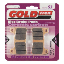 Pastilha De Freio Dianteira Goldfren Modelo S3 Para Honda CBR 600 RR VFR 800 CB 1000R CBR 1000 RR Fireblade 214 S3