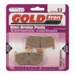 Pastilha De Freio Traseira Goldfren Modelo S3 Para MV Agusta 920 Brutale F4 998 F4 998 RR Corsa Corta 235 S3