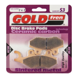 Pastilha De Freio Traseira Goldfren Modelo S3 Para Triumph 865 Bonneville 955 Daytona 247 S3