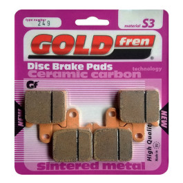 Pastilha De Freio Dianteira Goldfren Modelo S3 Para Kawasaki ZX6R 600 Z750 Z1000 GTR1400 ZZR1400 249 S3