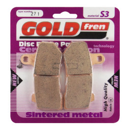 Pastilha De Freio Dianteira/Traseira Goldfren Modelo S3 Para Harley Davidson 1750 Ultra Classic Electra Glide 1690 Street Glide 271 S3