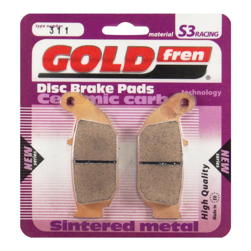 Pastilha De Freio Traseira Goldfren Modelo S3 Para Honda CB 300R CRF 250L 311 S3