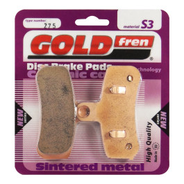 Pastilha De Freio Dianteira Goldfren Modelo S3 Para Harley Davidson Dyna Street Bob Street Bob Heritage Softail1584 Fatboy1584 Softail Deluxe1584 275 S3