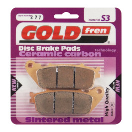 Pastilha De Freio Traseira Goldfren Modelo S3 Para Honda CB 1000 R VFR 1200 FA 277 S3