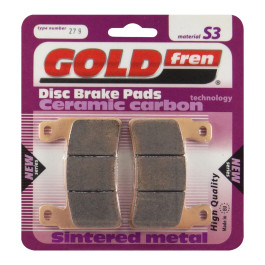 Pastilha De Freio Dianteira Goldfren Modelo S3 Para Harley Davison 1750 Fat Boy 1870 Low Rider Honda CBR 600 279 S3