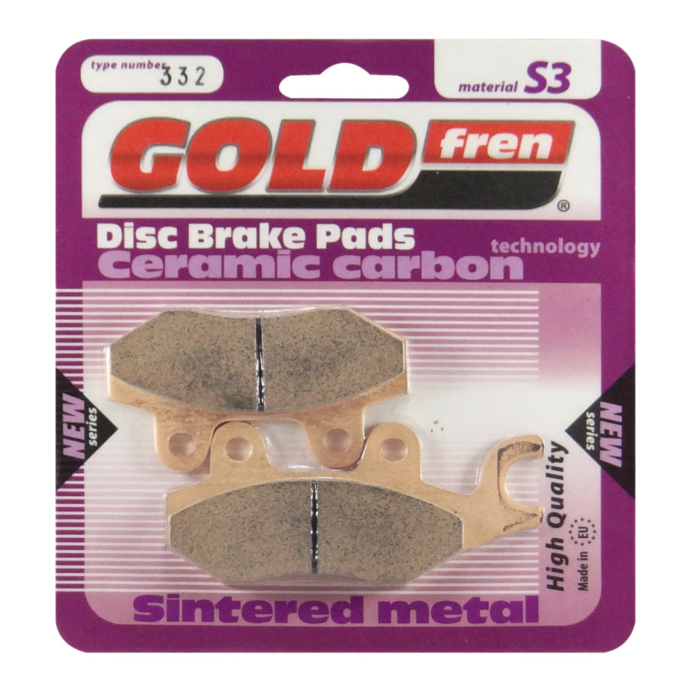 Pastilha De Freio Dianteira Goldfren Modelo S3 Para Honda CB 300 500 Ninja Yamaha YZR 250 332 S3
