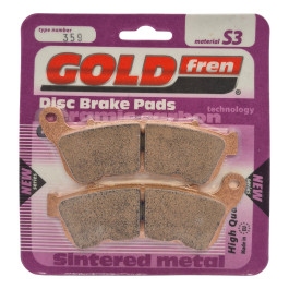 Pastilha De Freio Dianteira Goldfren Modelo S3 Para Harley Davidson XL883 XL1200 Custom CX Roadster XL1200 NS Iron 359 S3