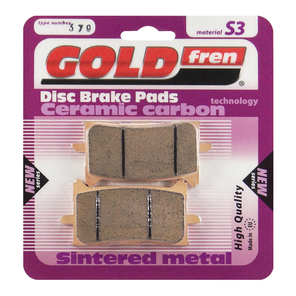 Pastilha De Freio Dianteira Goldfren Modelo S3 Para Honda CRF 1000 Africa Twin CRF 1100 ADV 750 CBR 650 R 379 S3