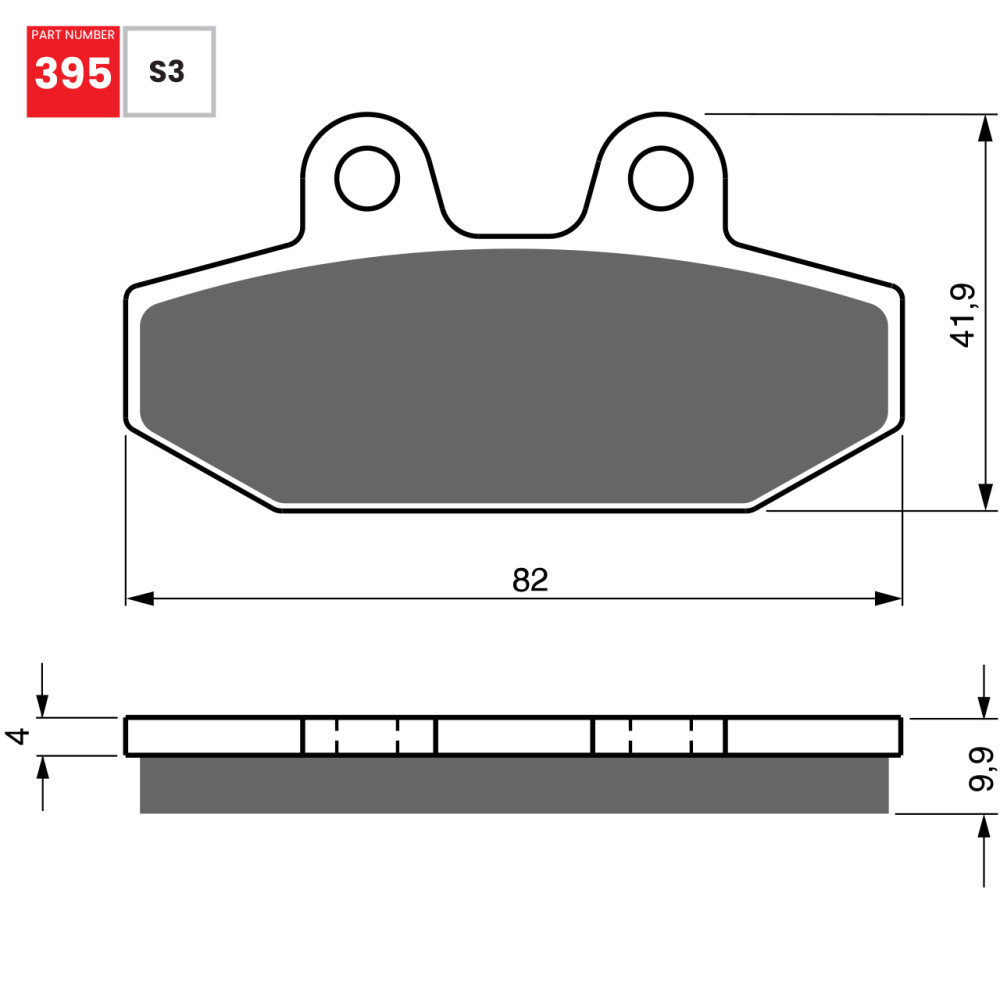 Pastilha De Freio Traseira Goldfren Modelo S3 Para Harley Davidson Heritage Classic Fat Bob Softail Deluxe 1750 395 S3