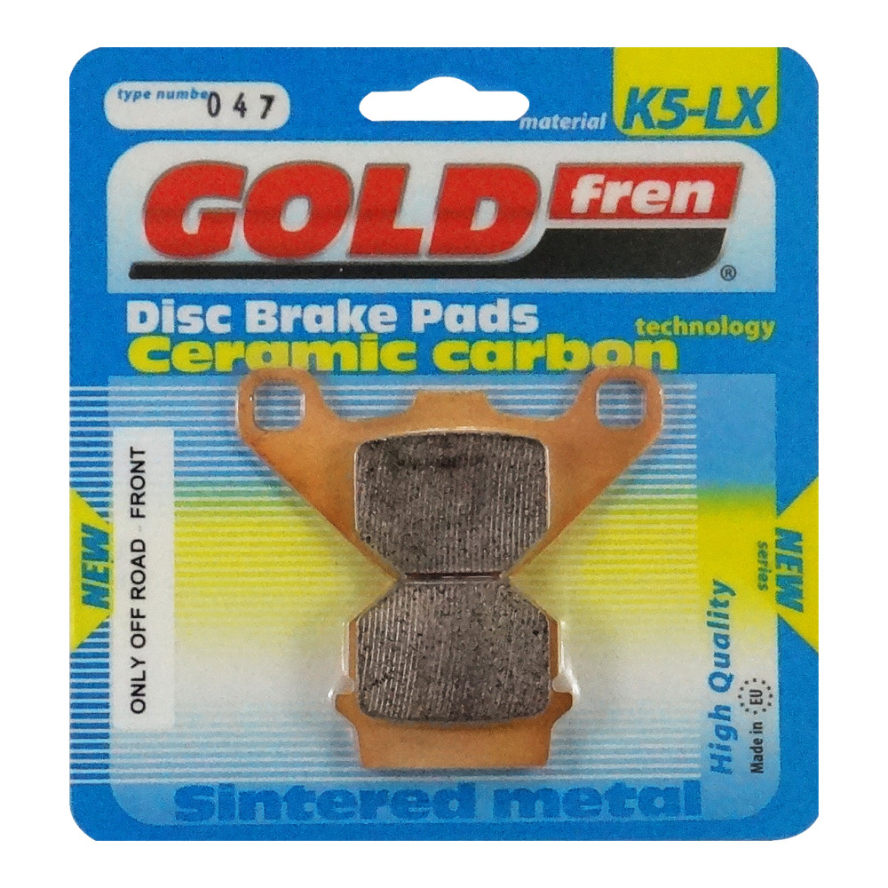 Pastilha De Freio Dianteira/Traseira Goldfren Modelo K5-LX Para Kawasaki KX 100 250 Rieju Sherco Suzuki 80 047 K5