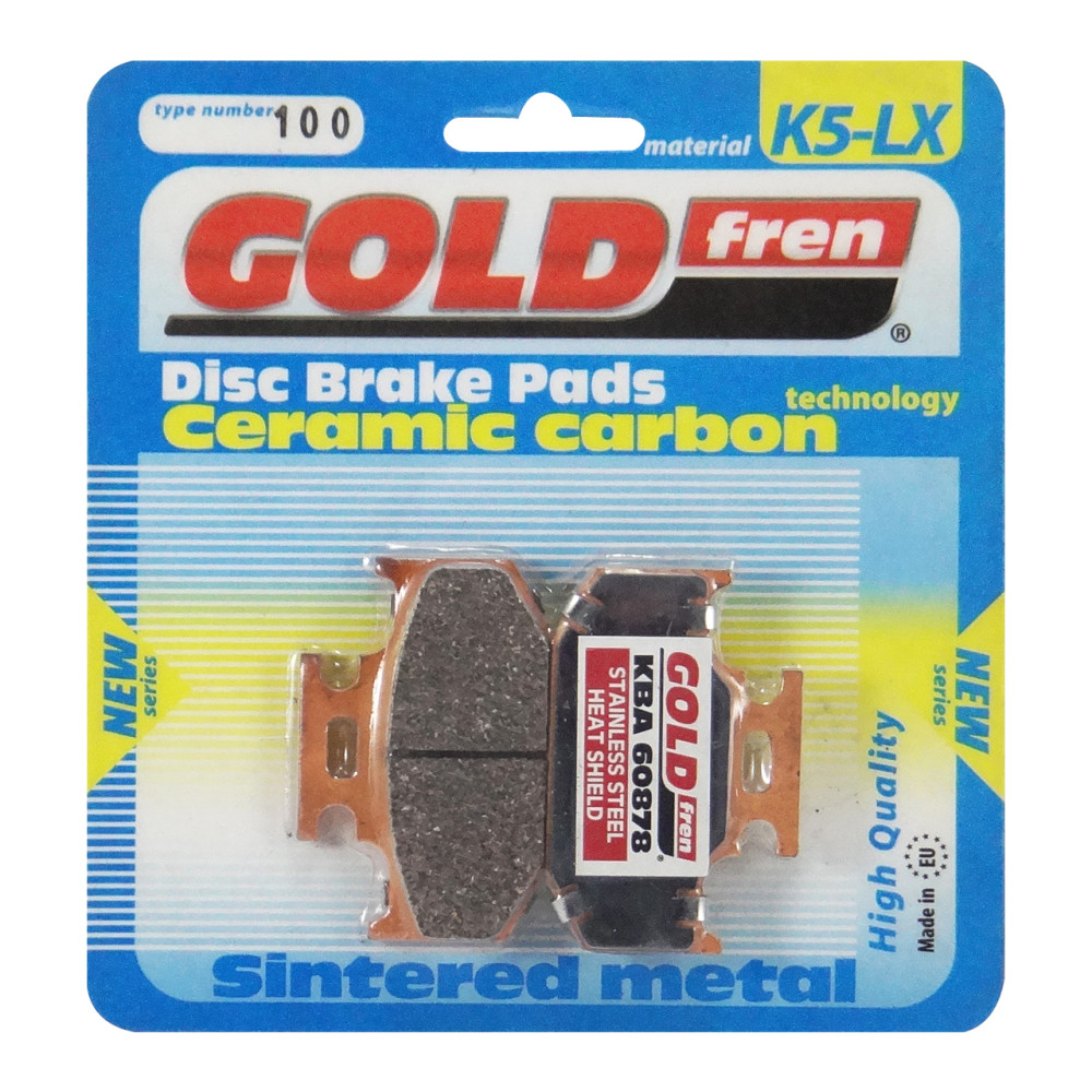 Pastilha De Freio Traseira Goldfren Modelo K5-LX Para Suzuki RM 125 250 Yamaha DT 200 YZ 125 250 100 K5
