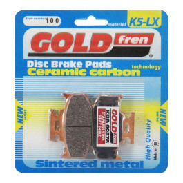 Pastilha De Freio Traseira Goldfren Modelo K5-LX Para Suzuki RM 125 250 Yamaha DT 200 YZ 125 250 100 K5