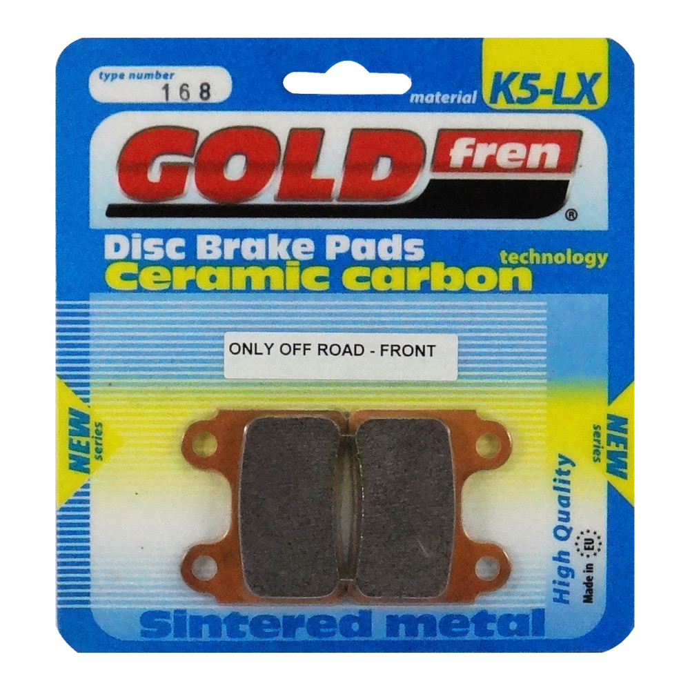 Pastilha De Freio Dianteira/Traseira Goldfren Modelo K5-LX Para Beta 125 250 300 Sherco 125 250 300 168 K5
