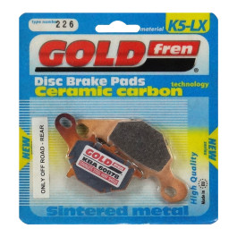 Pastilha De Freio Traseira Goldfren Modelo K5-LX Para Beta RX 450 Gas Gas EC 200 300 Kawasaki KXF 250 KX 450 Sherco SE SM Suzuki RMZ 187 K5
