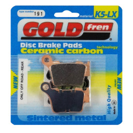 Pastilha De Freio Traseira Goldfren Modelo K5-LX Para Gas Gas EC EX 250 300 Husaberg 125 230 300 Husqvarna 250 350 450 KTM 200 250 300 191 K5