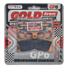 Pastilha De Freio Dianteira Goldfren Modelo GP6 Para Kawasaki ZRX 1100 1200 ZX-9R 900 Suzuki GSF 1200 GSX-R 1100 Hayabusa 039 GP6