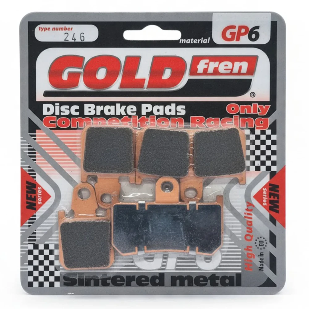 Pastilha De Freio Dianteira Goldfren Modelo GP6 Para Yamaha YZF R-1 MT-01 XV 1700 V-MAX 246 GP6
