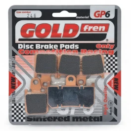 Pastilha De Freio Dianteira Goldfren Modelo GP6 Para Yamaha YZF R-1 MT-01 XV 1700 V-MAX 246 GP6