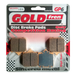 Pastilha De Freio Dianteira Goldfren Modelo GP6 Para BMW S 1000 R Naked S 1000 RR Triumph 1200 Bonneville Speed Twin 304 GP6