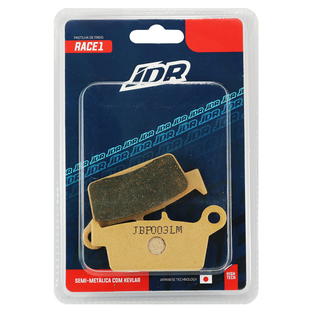 Pastilha De Freio Traseira JDR Modelo Race 1 Para Honda CR 125 250 NX4 Falcon Kawasaki KX 125 250 Yamaha YZ 125 250