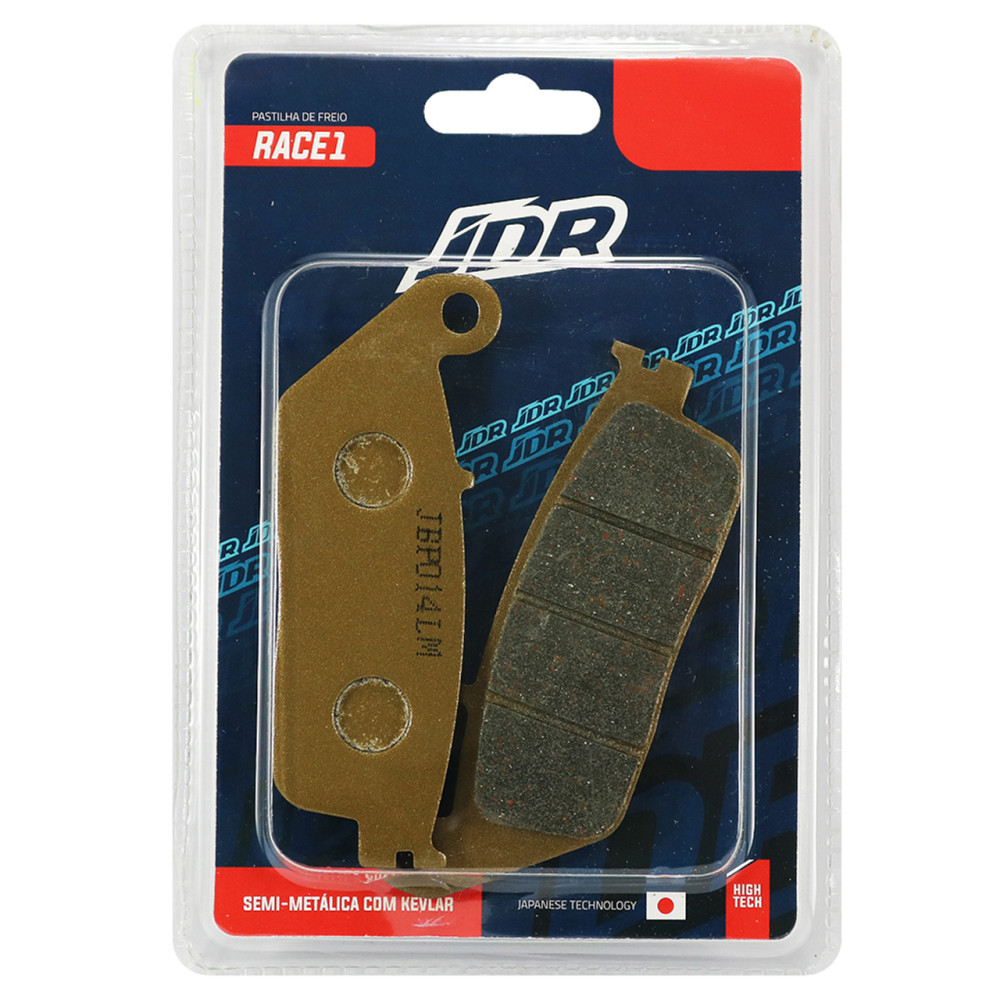 Pastilha De Freio Dianteira JDR Modelo Race 1 Para Honda CBR 250 300 NC 700 750 Hornet Triumph Tiger 800 Street Triple