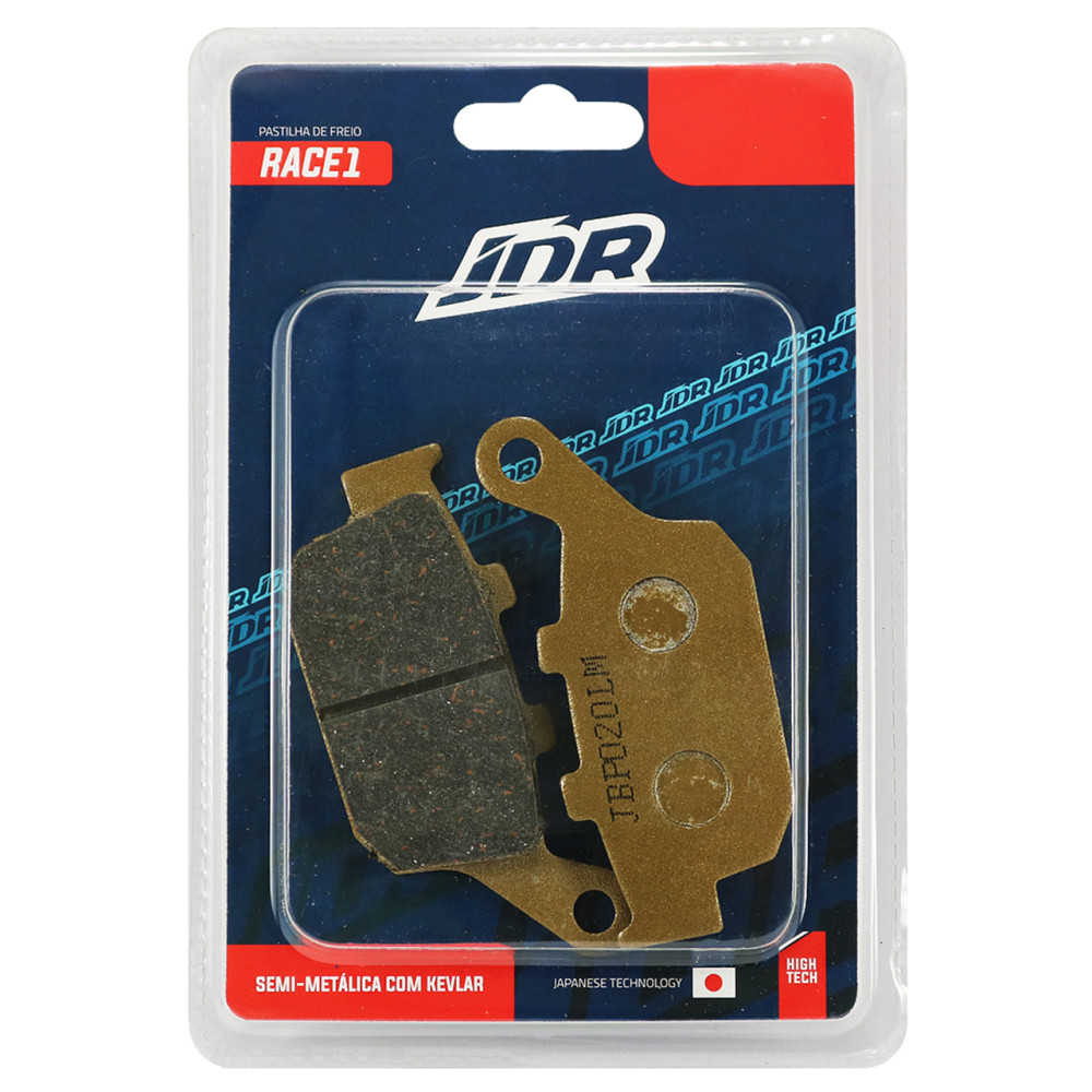 Pastilha De Freio Traseiro JDR Modelo Race 1 Para Honda CBR 500 NC 700 Kawasaki Z 800 Yamaha XJ6 600