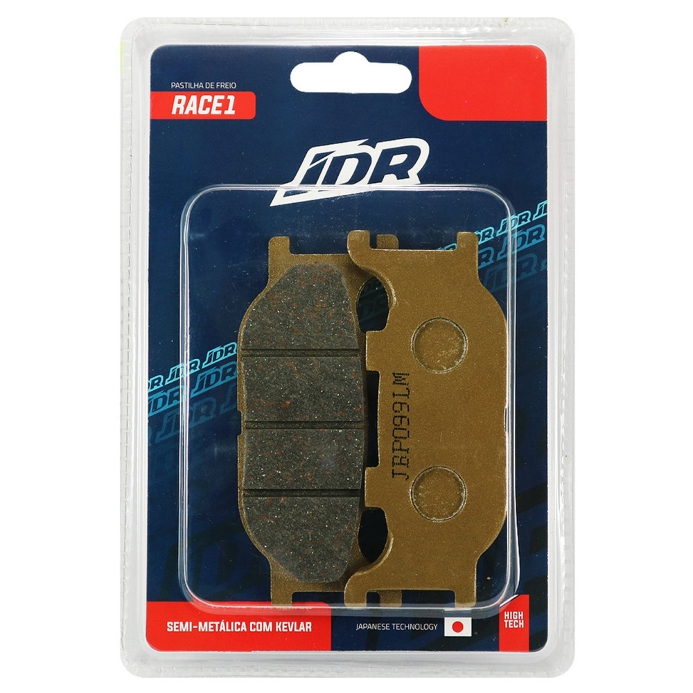 Pastilha De Freio Dianteira JDR Modelo Race 1 Para Yamaha FZ6 Fazer XJ6 600 MT-03 XVS 1300 Midnight Star