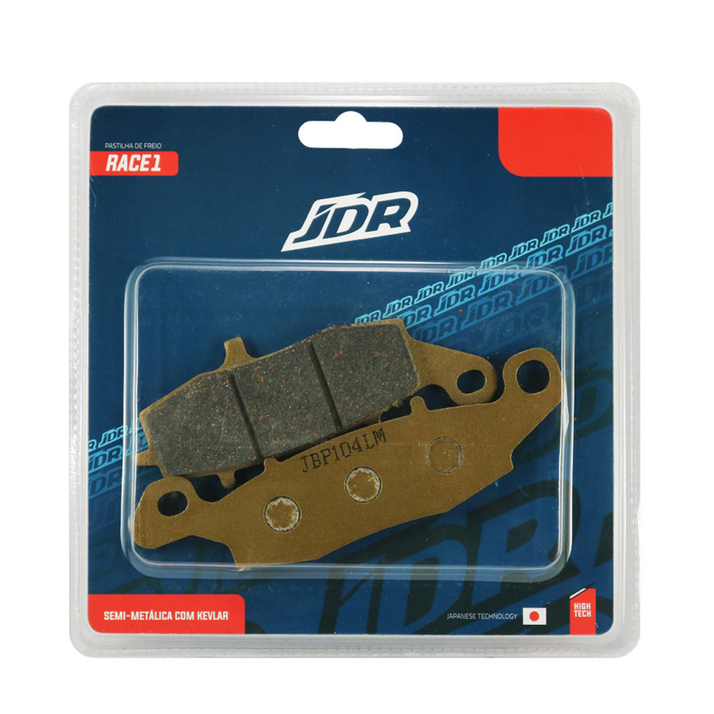 Pastilha De Freio Dianteira JDR Modelo Race 1 Para Suzuki DL 650 V-Strom GSX 750 Kawasaki ER-6F KLE 650 Versys KLV 1000 Versys