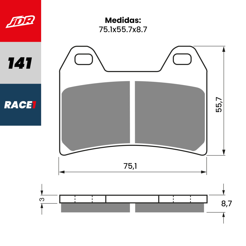 Pastilha De Freio Dianteira JDR Modelo Race 1 Para BMW F 800 GT F 800 R KTM 690 Duke 1190 Adventure 1290 Super Adventure MV Agusta FE 675 Ducati Monster
