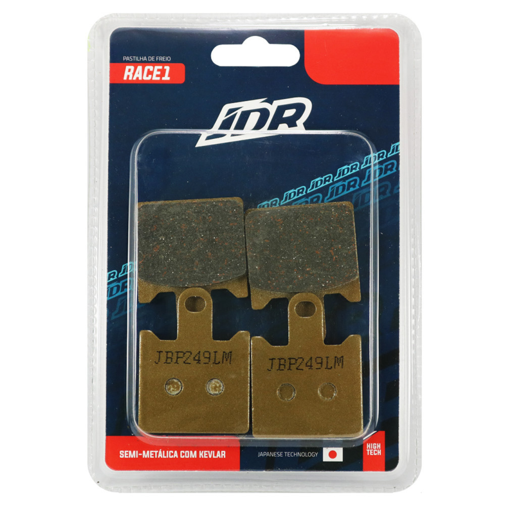 Pastilha De Freio Dianteira JDR Modelo Race 1 Para Kawasaki ZX 6R 600 Z 750 Z 1000 GTR 1400