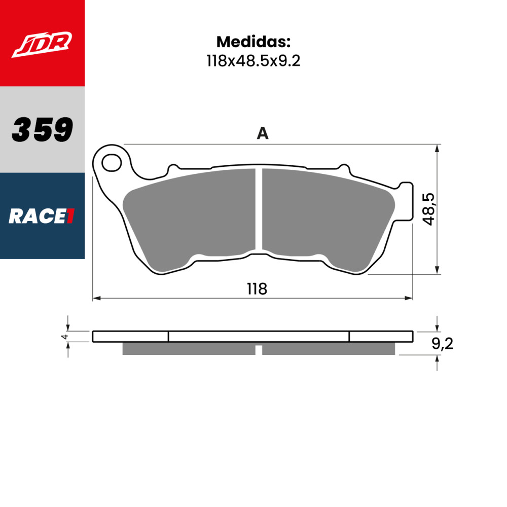 Pastilha De Freio Dianteira JDR Modelo Race 1 Para Harley Davidson XL 883 XL 1200 Custom CX Roadster XL 1200 NS Iron