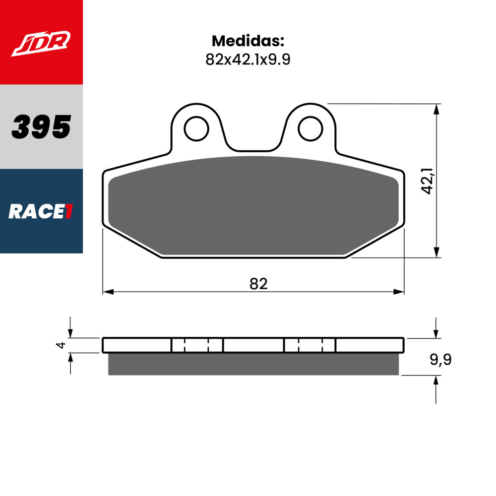 Pastilha De Freio Traseira JDR Modelo Race 1 Para Harley Davidson Heritage Classic Fat Bob Softail Deluxe Fat Boy 1750