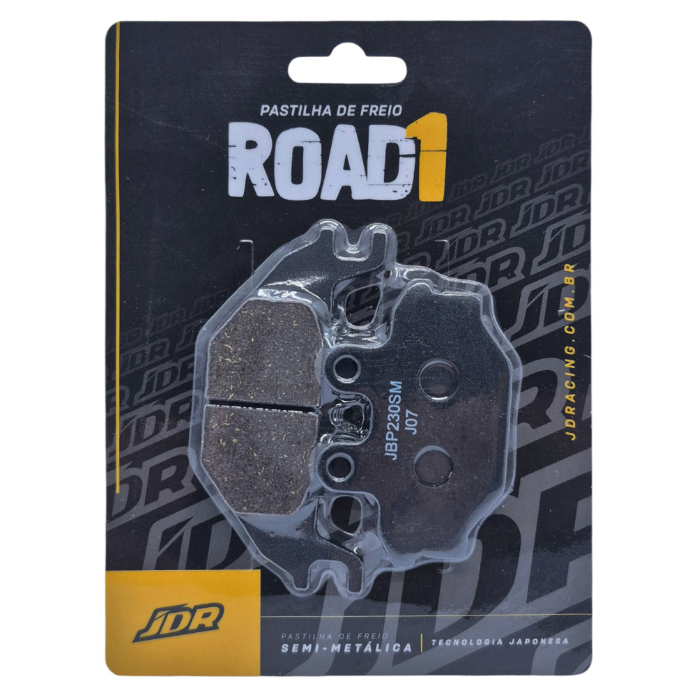 Pastilha De Freio Traseira JDR Modelo Road 1 Para Dafra Next 250